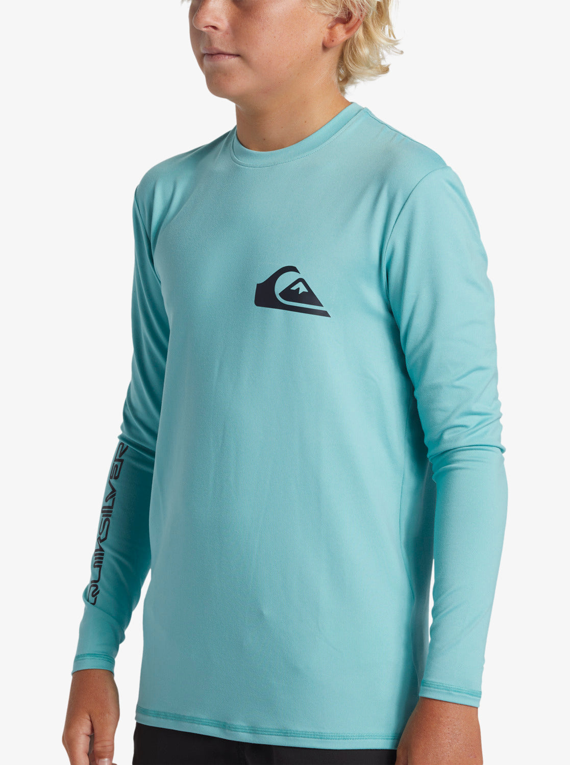 Boys 8-16 Everyday Long Sleeve Surf Tee - Marine Blue