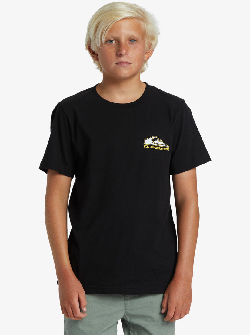 Boys 8-16 Step Up T-Shirt - Black
