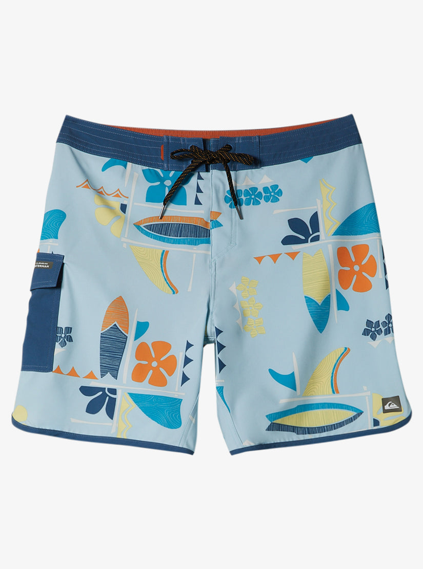 Blue Bliss Laguna Swim Short, Board Shorts, Sunsets Escape