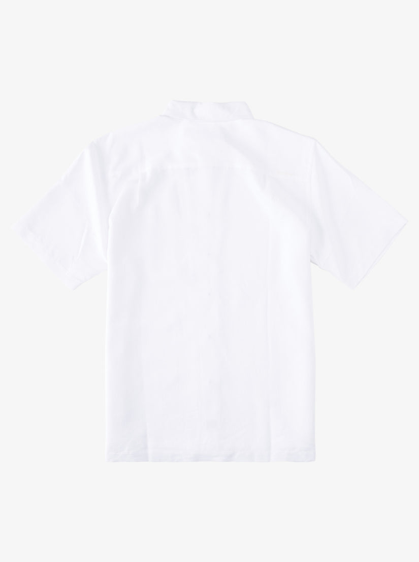 Waterman Manele Bay Short Sleeve Shirt - White – Quiksilver