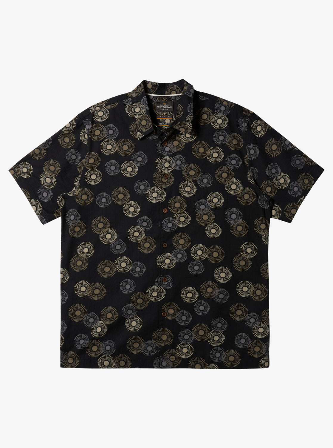 Waterman Urchins Woven Shirt - Black Urchins Woven – Quiksilver