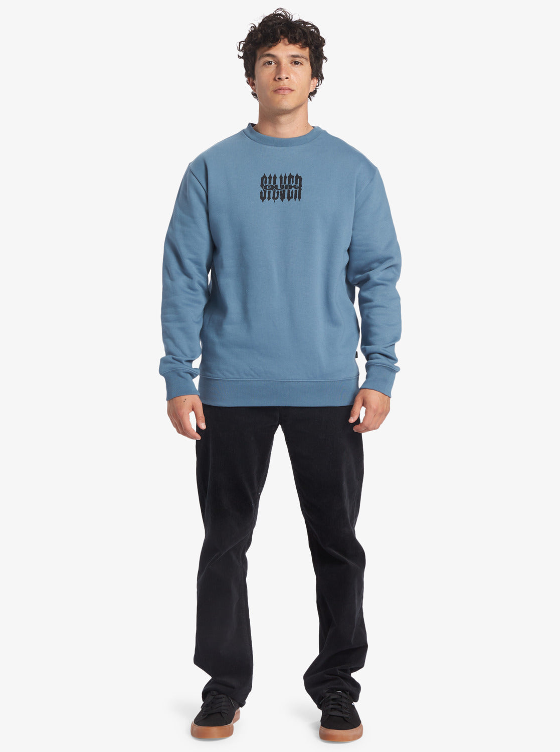 No Control Crew Fleece Crew Neck Sweatshirt - Aegean Blue