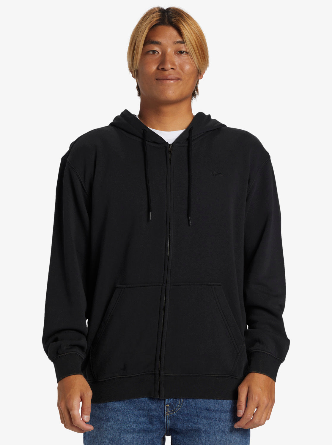 Salt Water Zip Hoodie Black Quiksilver