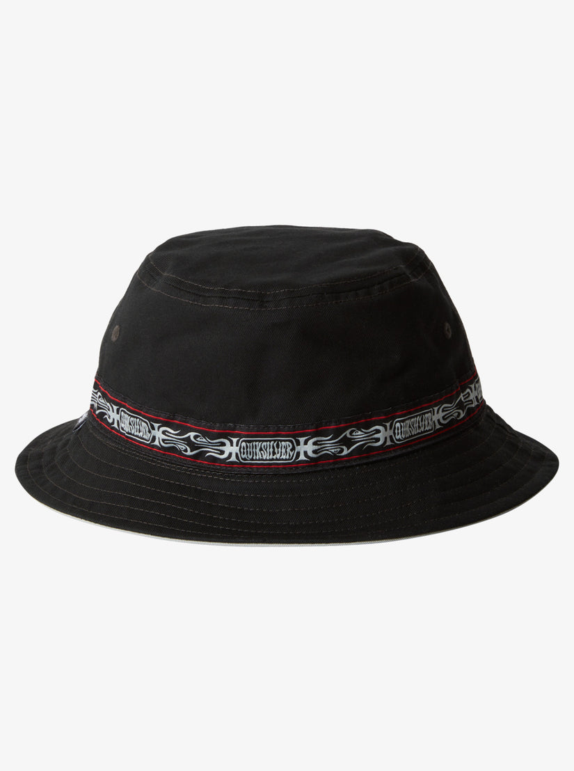 Fortune Reversible Bucket Hat - Black –