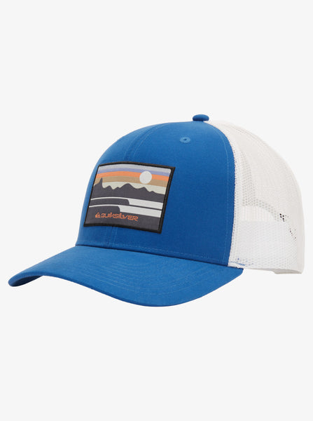 Quiksilver Mens Fabled Season Trucker Hat, Monaco Blue, Size 1SZ