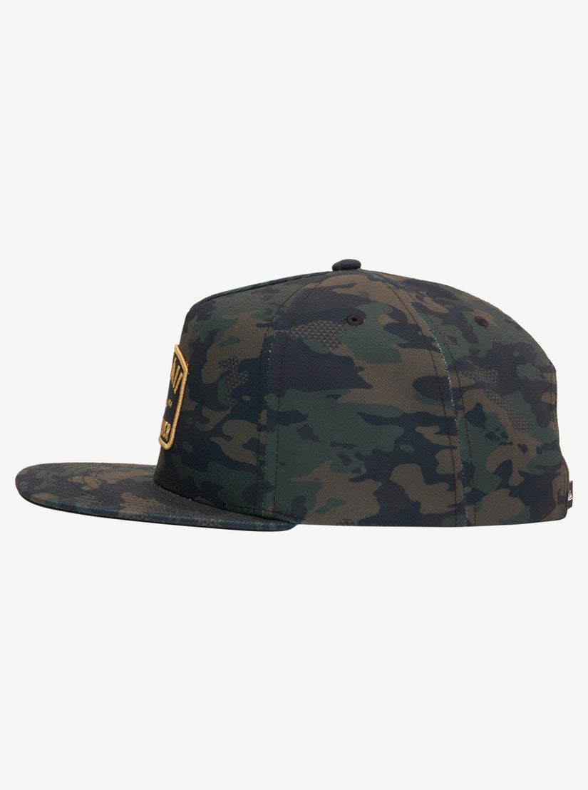 Quiksilver Hawaii Archer Snapback Hat Grey Size 1SZ