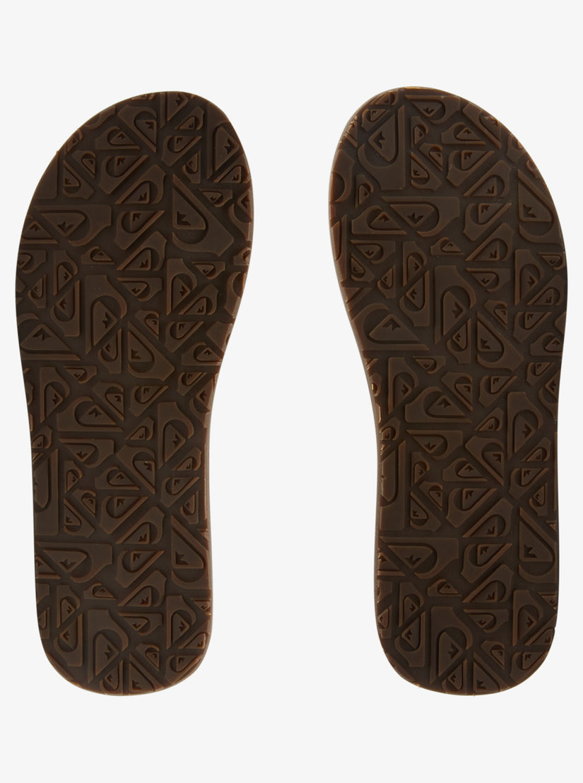 Carver Nubuck Sandals - Tan Pattern 1