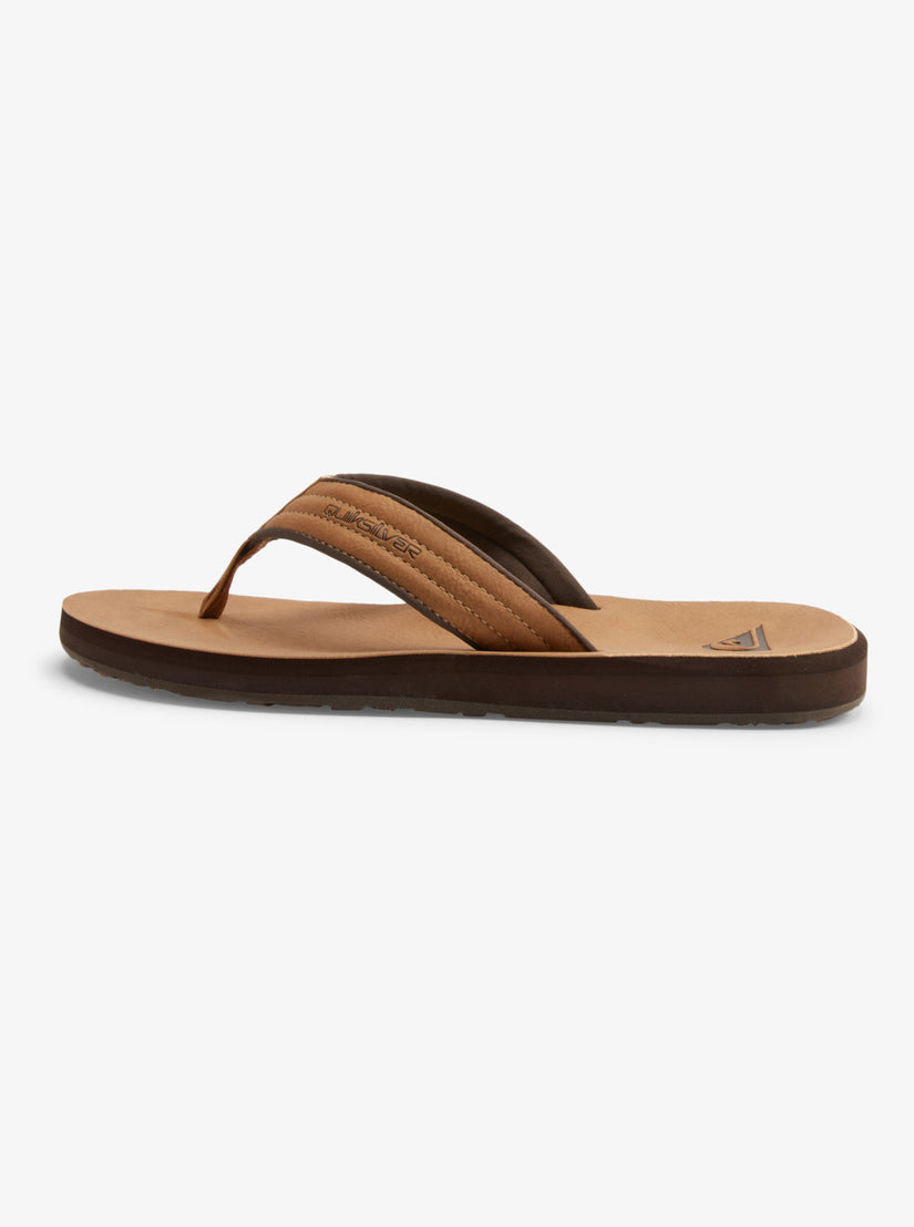 Carver Nubuck Sandals - Tan Pattern 1