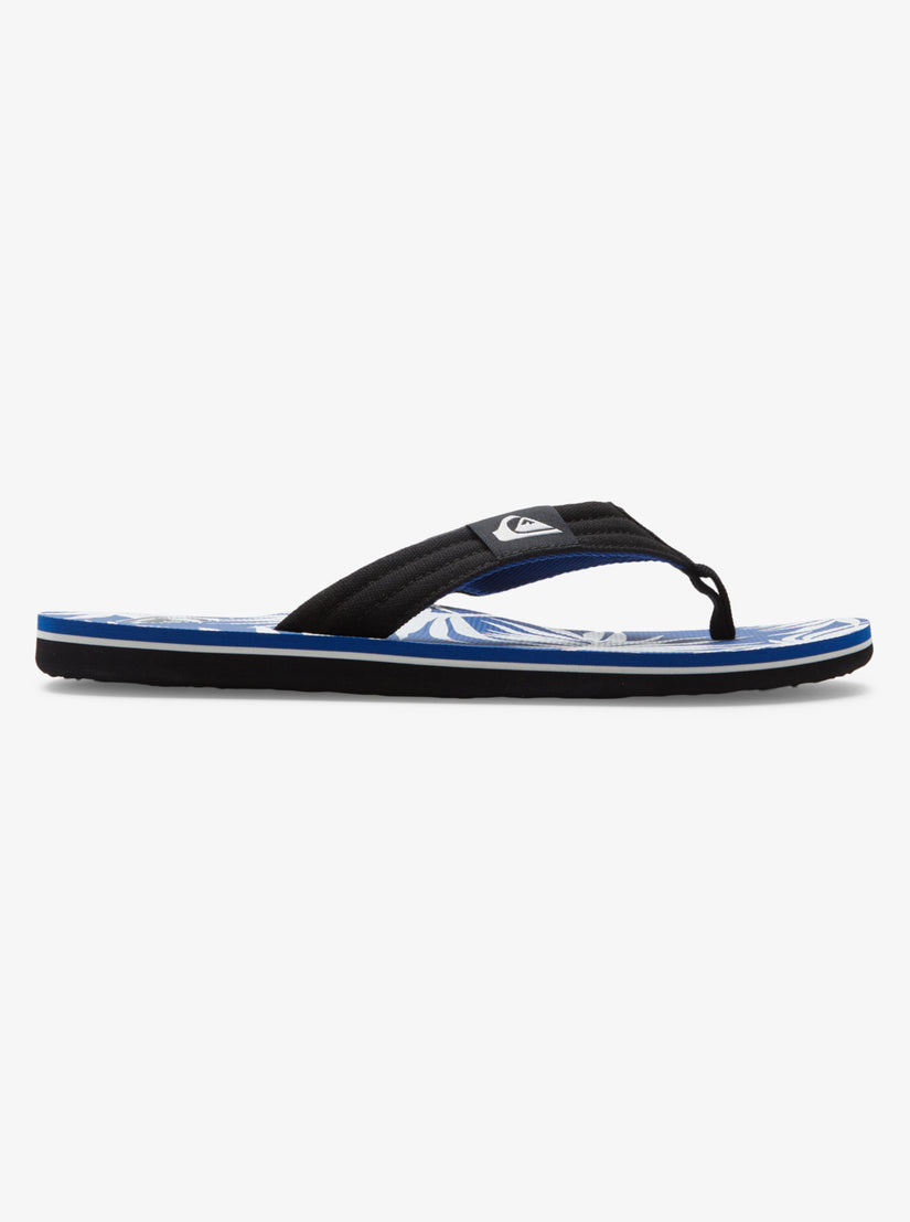 Molokai Layback Sandals - Black/Blue/White