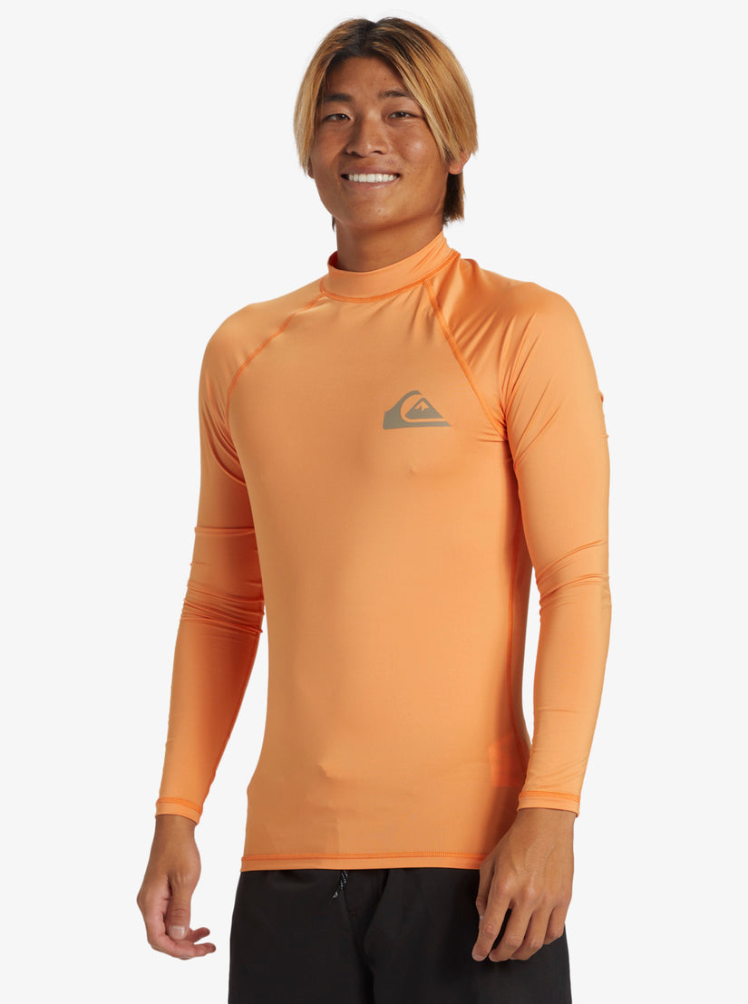 Quiksilver Everyday Long Sleeve Surf Rashguard Tee- Quarry, Mens UV Shirts