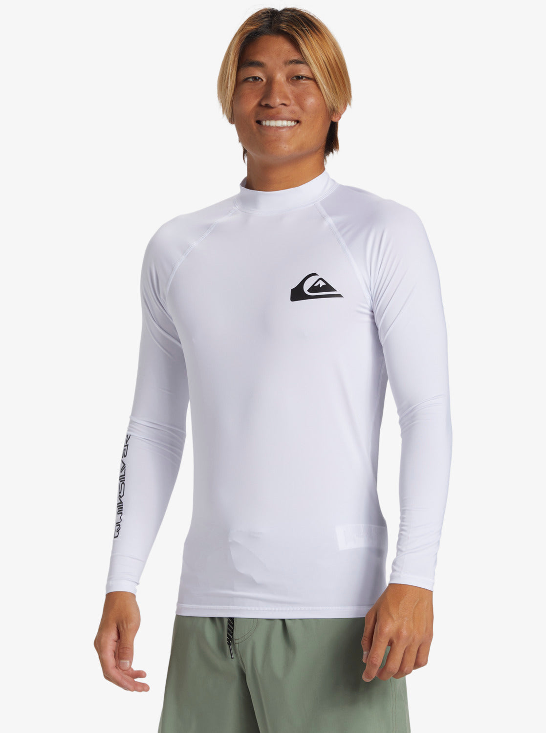 Everyday UPF 50 Long Sleeve Surf Tee - White – Quiksilver