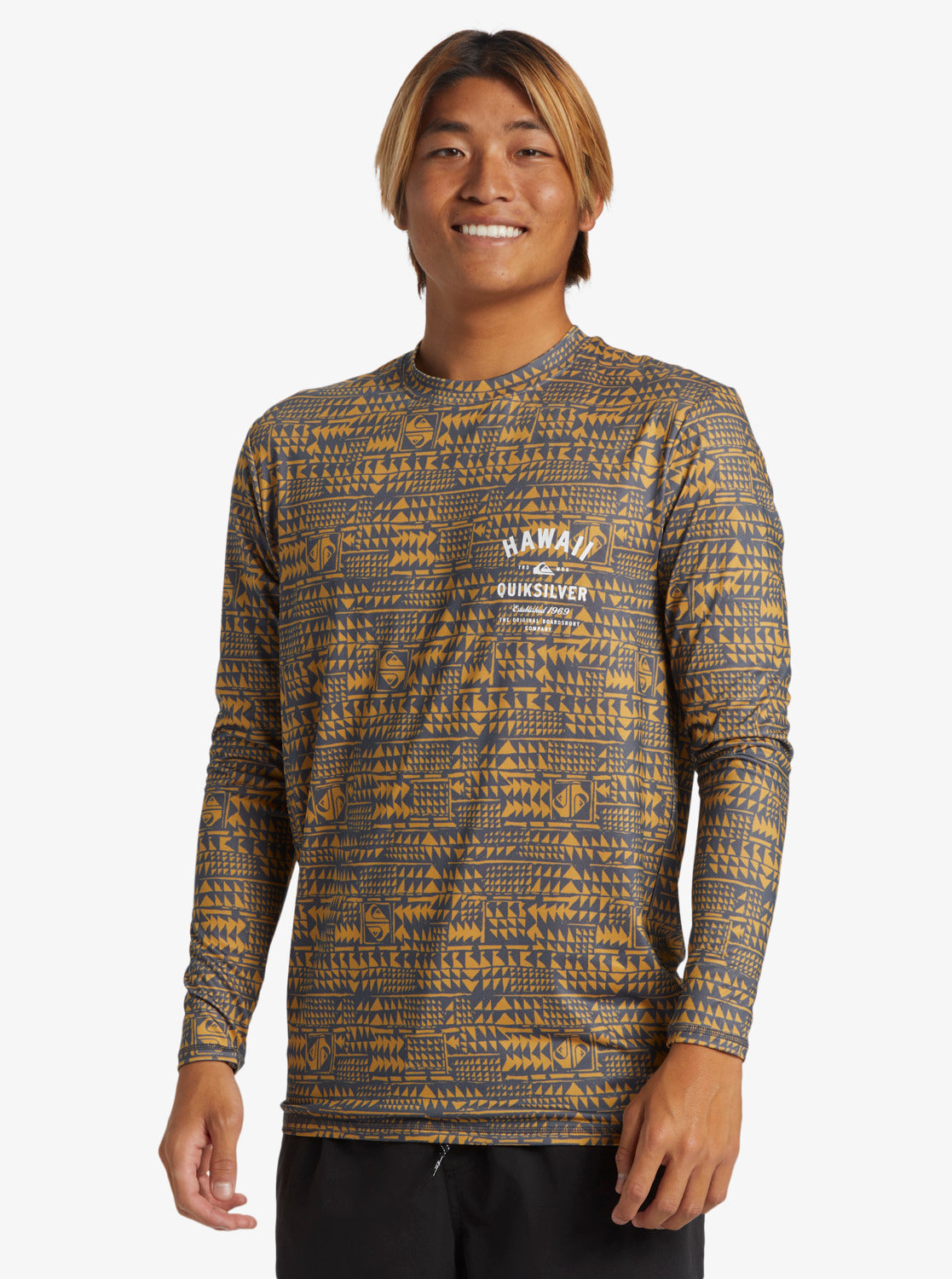 Hawaii Multiply Long Sleeve Surf Tee - Iron Gate – Quiksilver.com