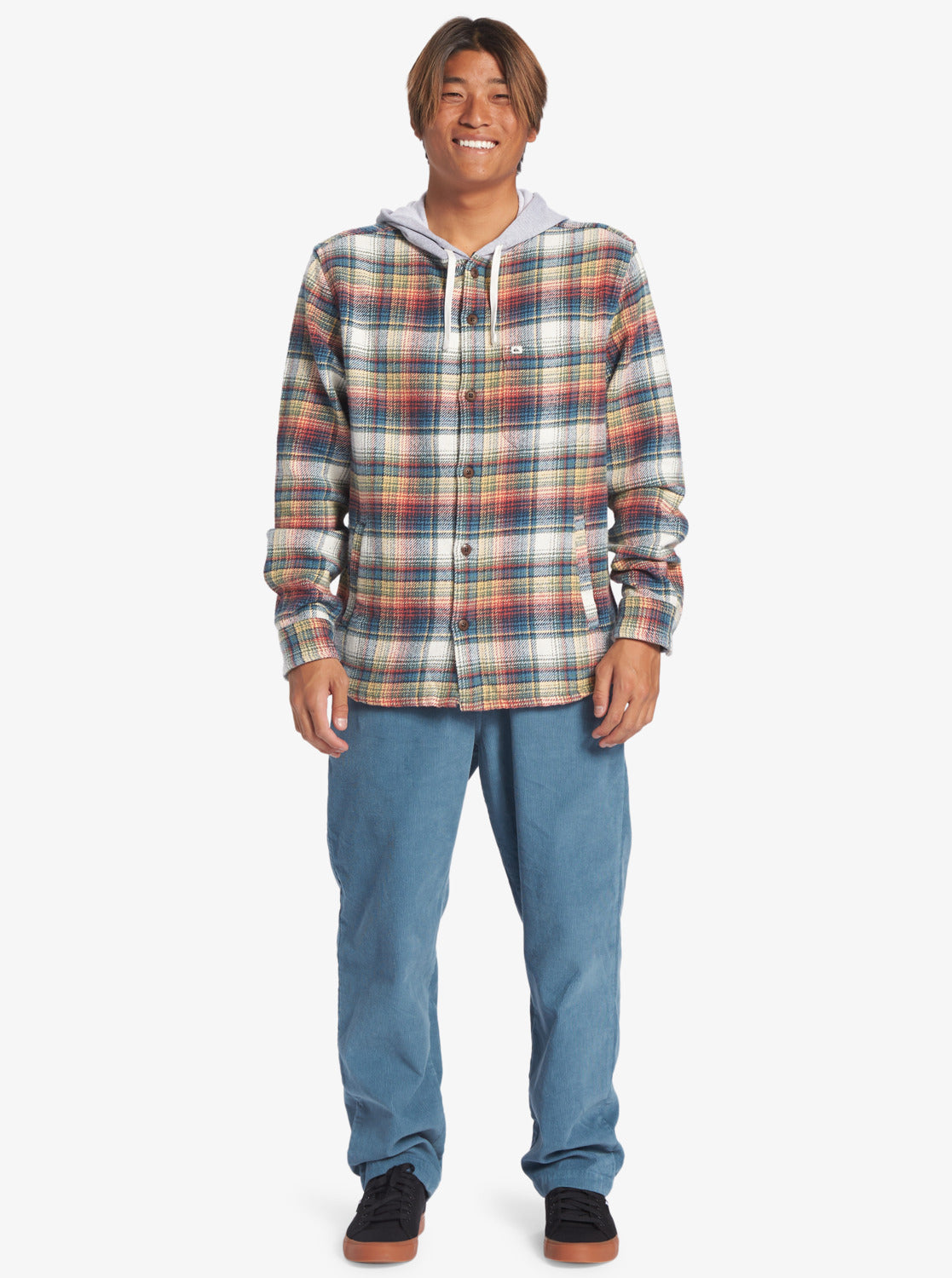 Quiksilver best sale flannel hoodie