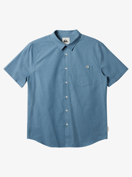 Shoreline Classic Short Sleeve Woven Shirt - Blue Shadow – Quiksilver