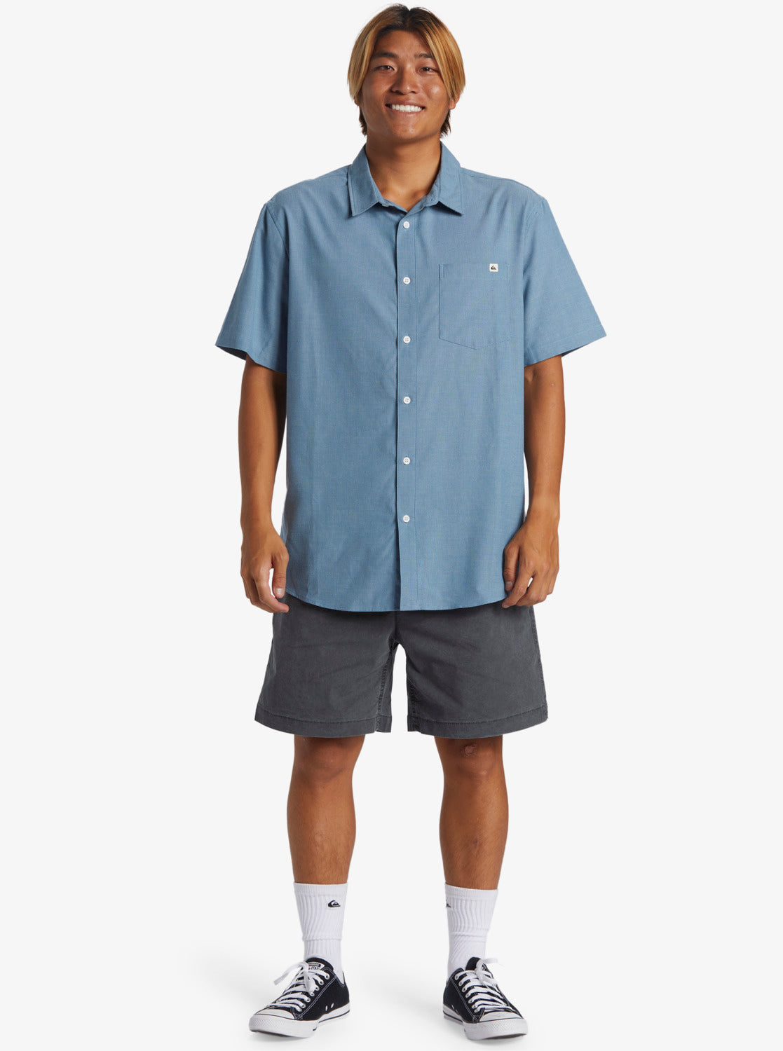 Shoreline Classic Short Sleeve Shirt - Blue Shadow