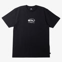 Chrome Logo Short Sleeve Saturn T-Shirt - Black