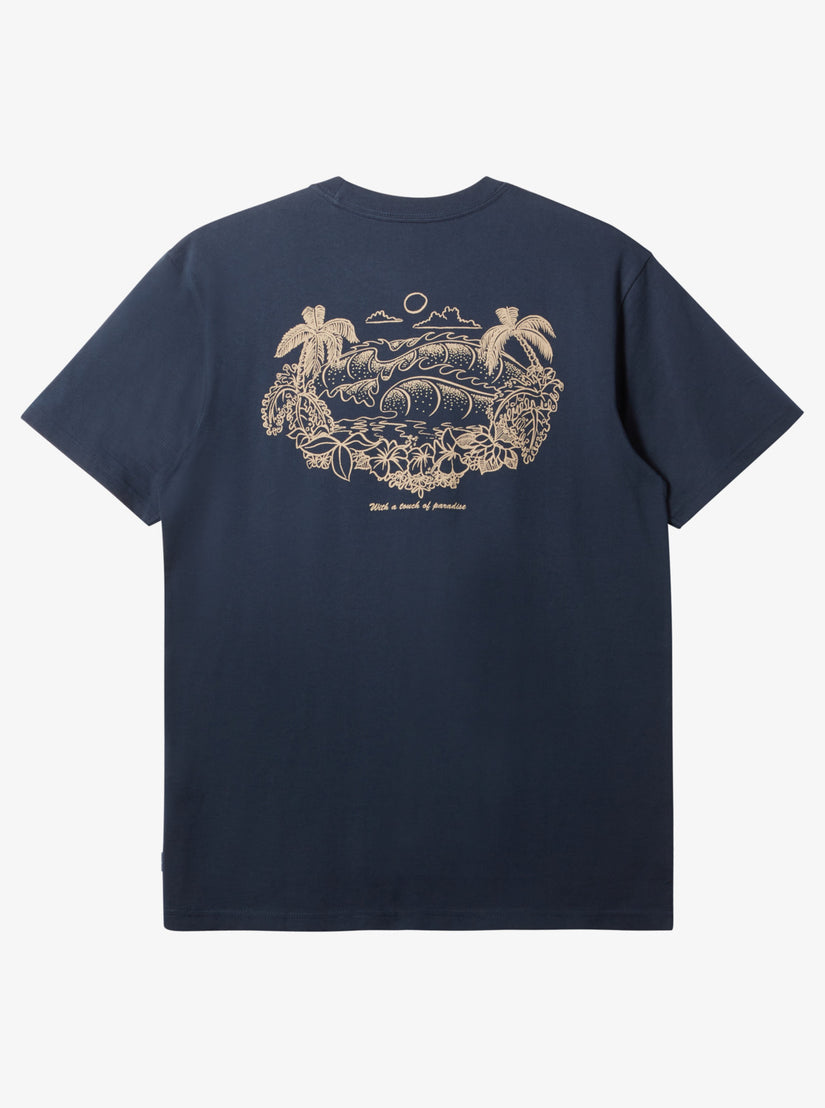 Tropical Horizon T-Shirt - Dark Navy – Quiksilver