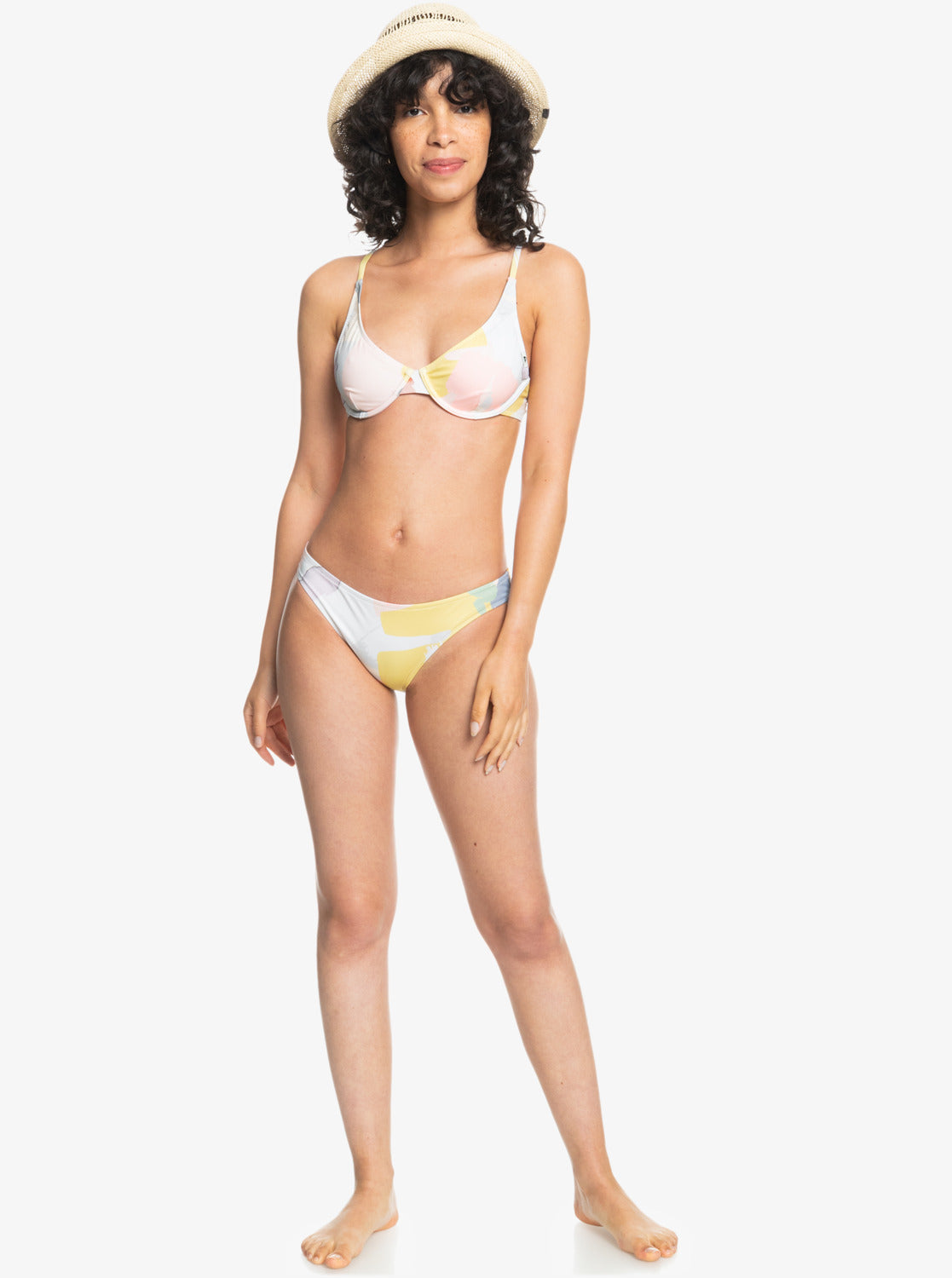 Quiksilver Womens Classic Underwired Bikini Top - Limeade Free Form