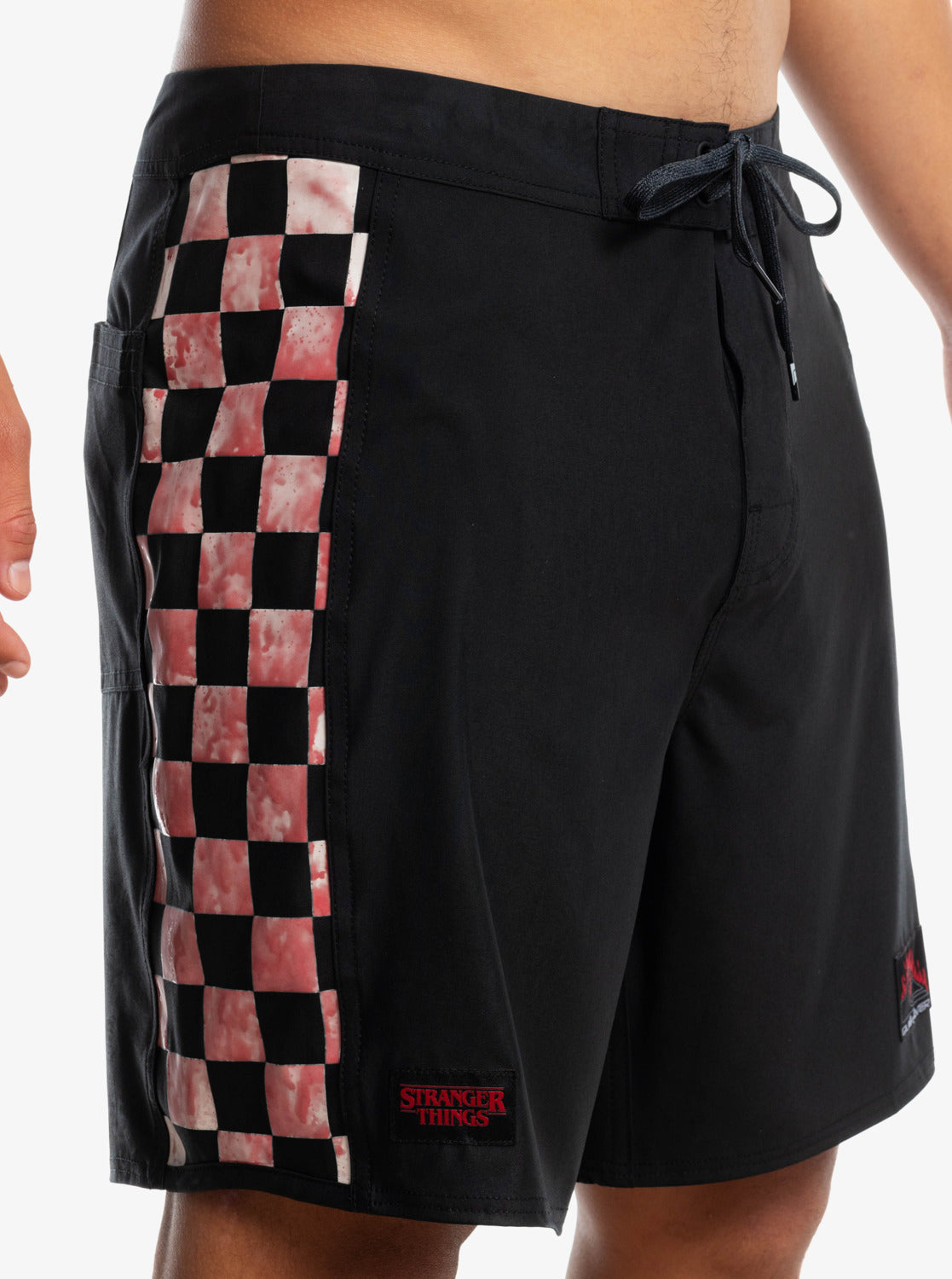 Quiksilver X Stranger Things Hellfire Arch Boardshorts - Black