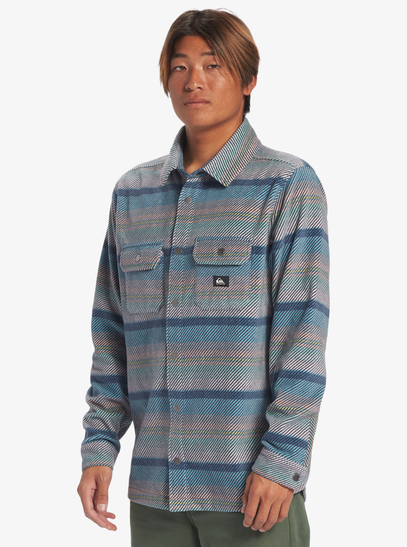 Surf Days Long Sleeve Fleece Shirt - Reef Waters Surf Days