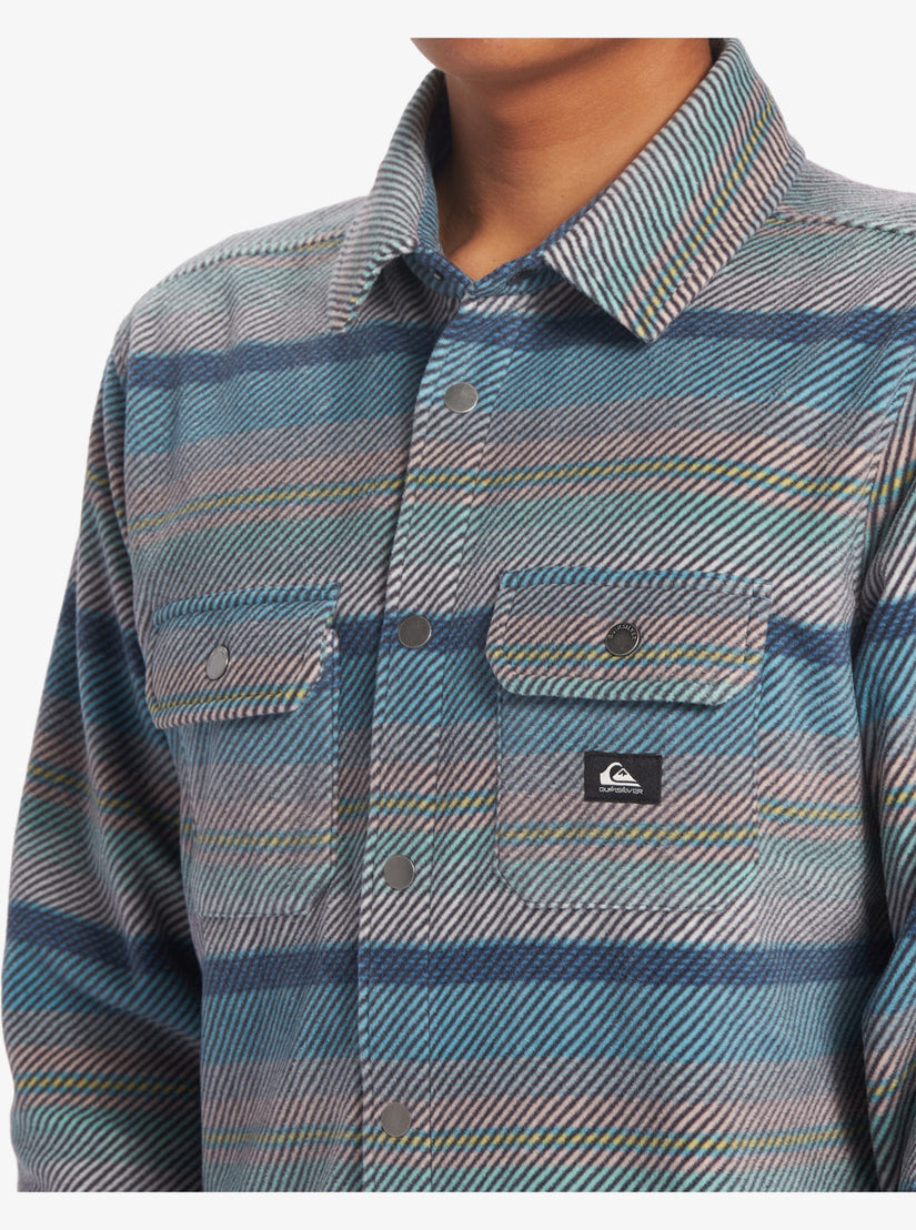 Surf Days Long Sleeve Fleece Shirt - Reef Waters Surf Days