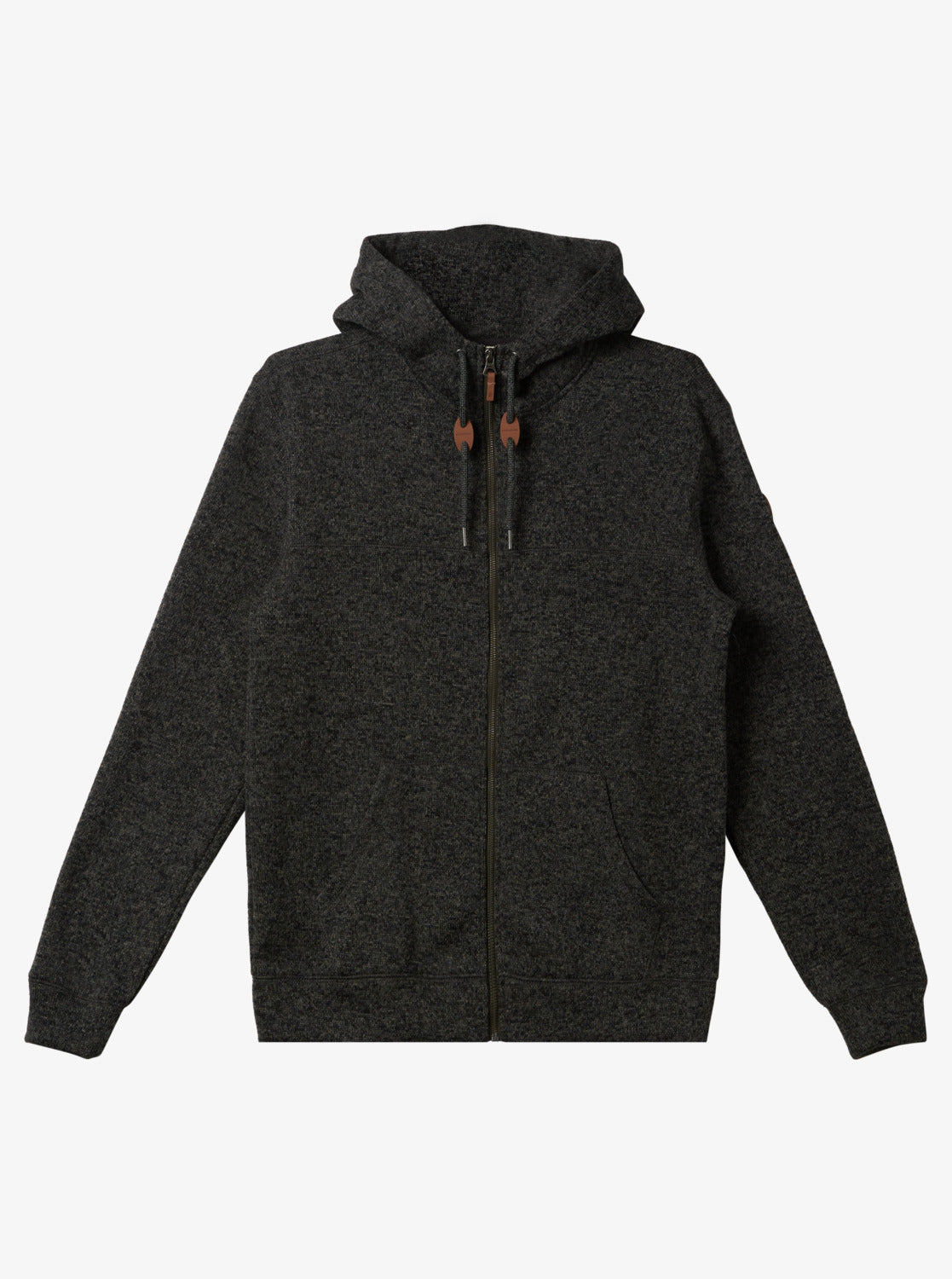 Keller Zip Up Hoodie Dark Grey Heather