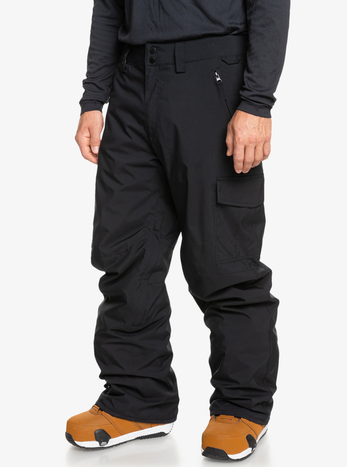 Quicksilver railin ski pants hotsell plaid grey