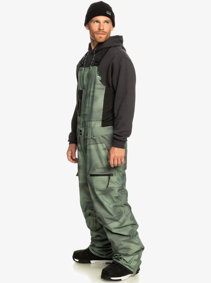 Utility Technical Snow Bib Pants - Break Off Laurel Wreath