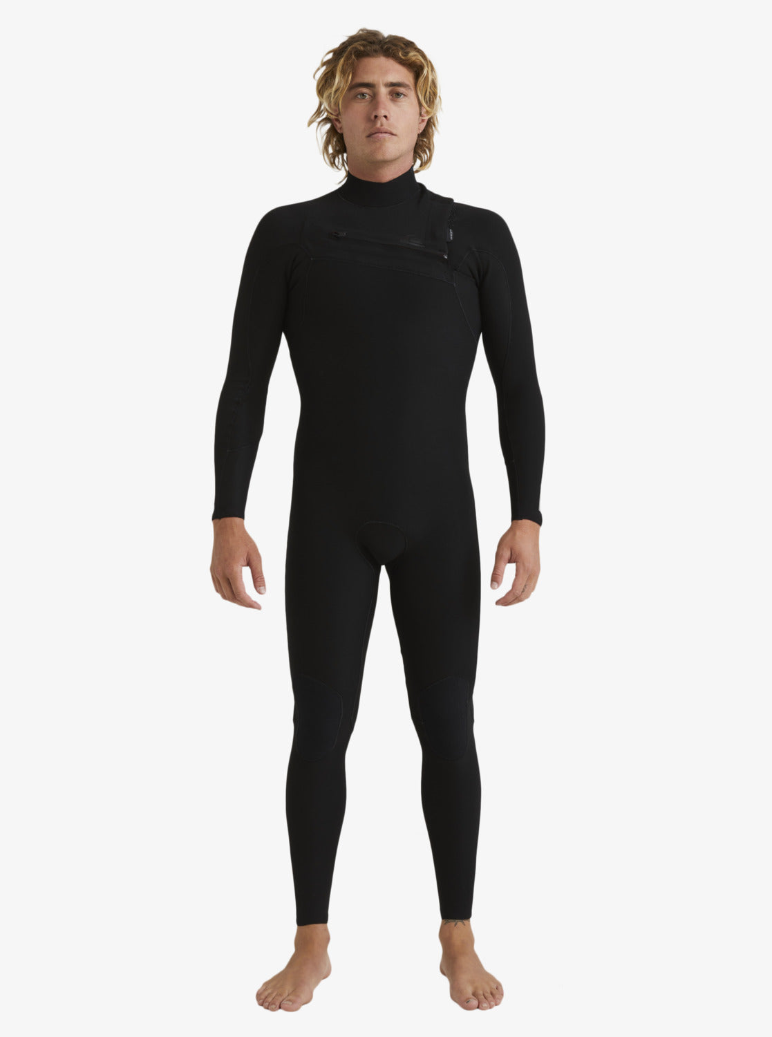 4/3mm Highline Chest Zip Wetsuit - Black