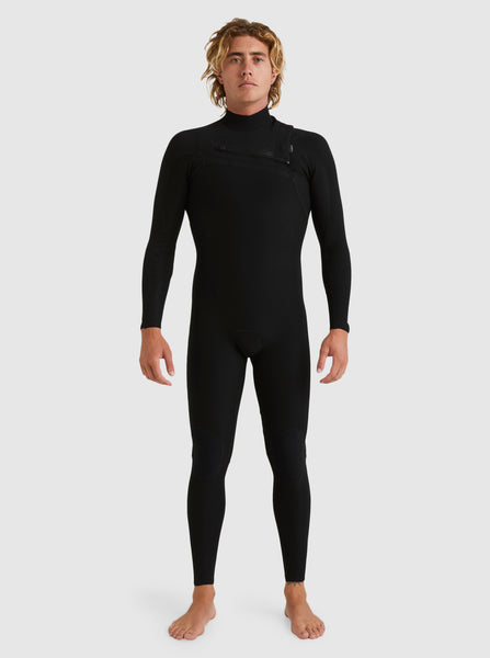3/2mm Highline Chest Zip Wetsuit - Black – Quiksilver