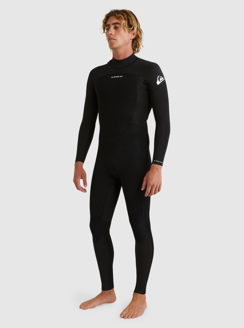 4/3mm Prologue Back Zip Wetsuit - Black