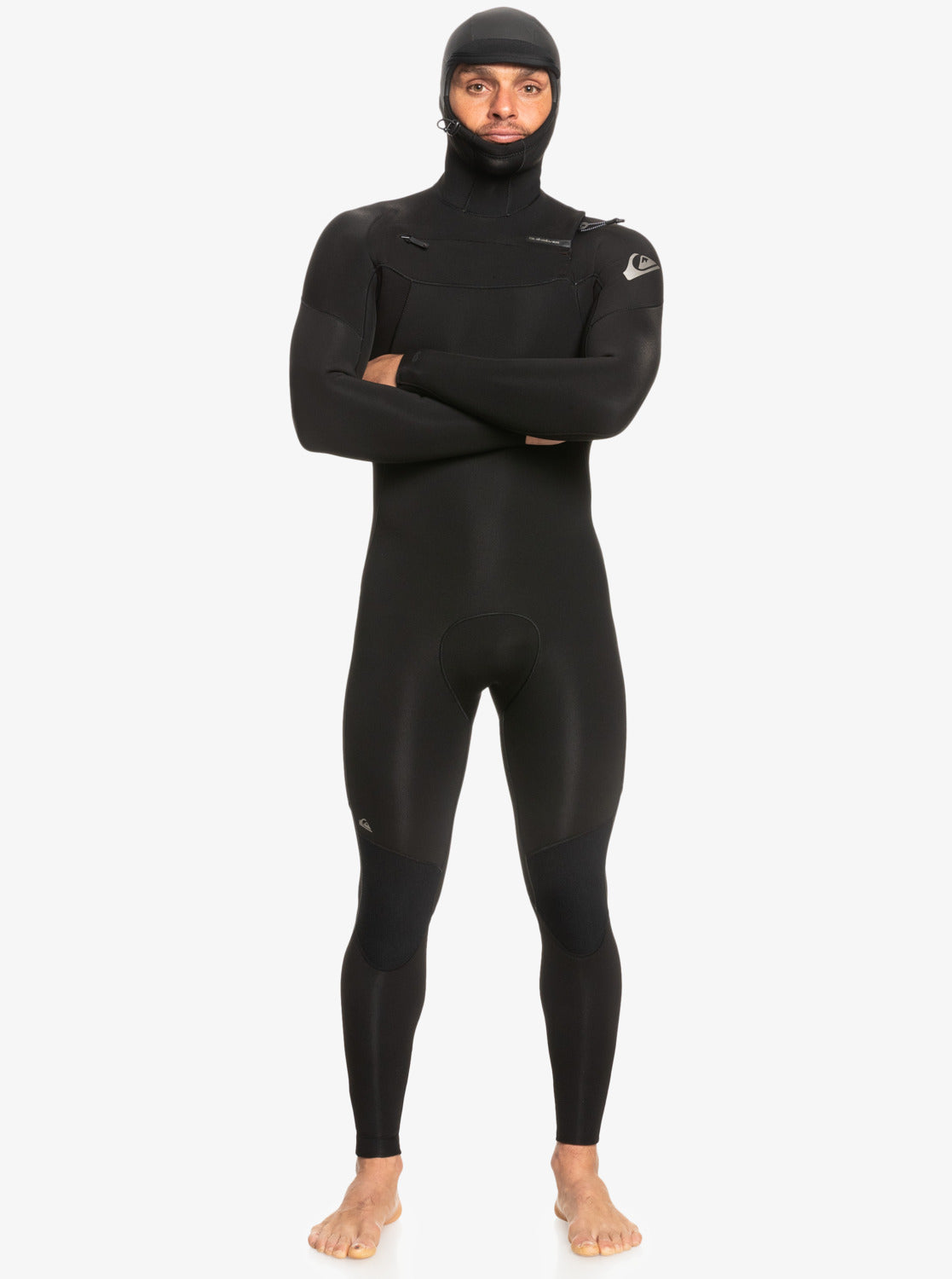 5/4/3mm Everyday Sessions Hooded Chest Zip Wetsuit - Black