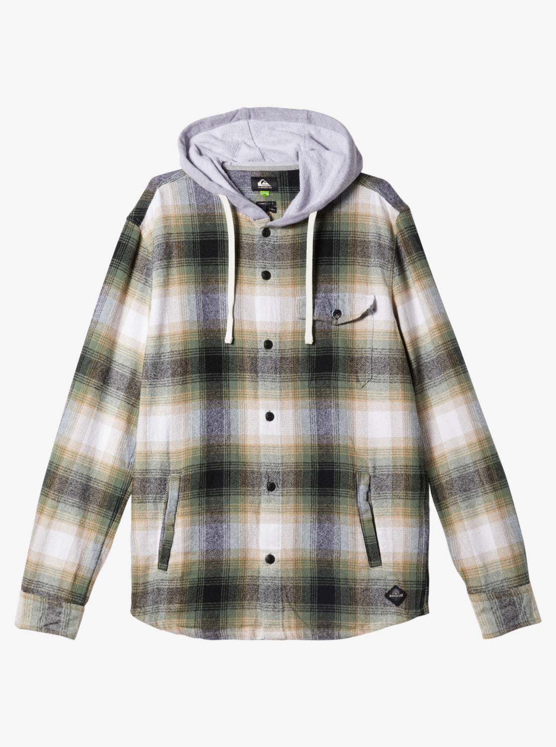 Quiksilver hot sale hooded flannel